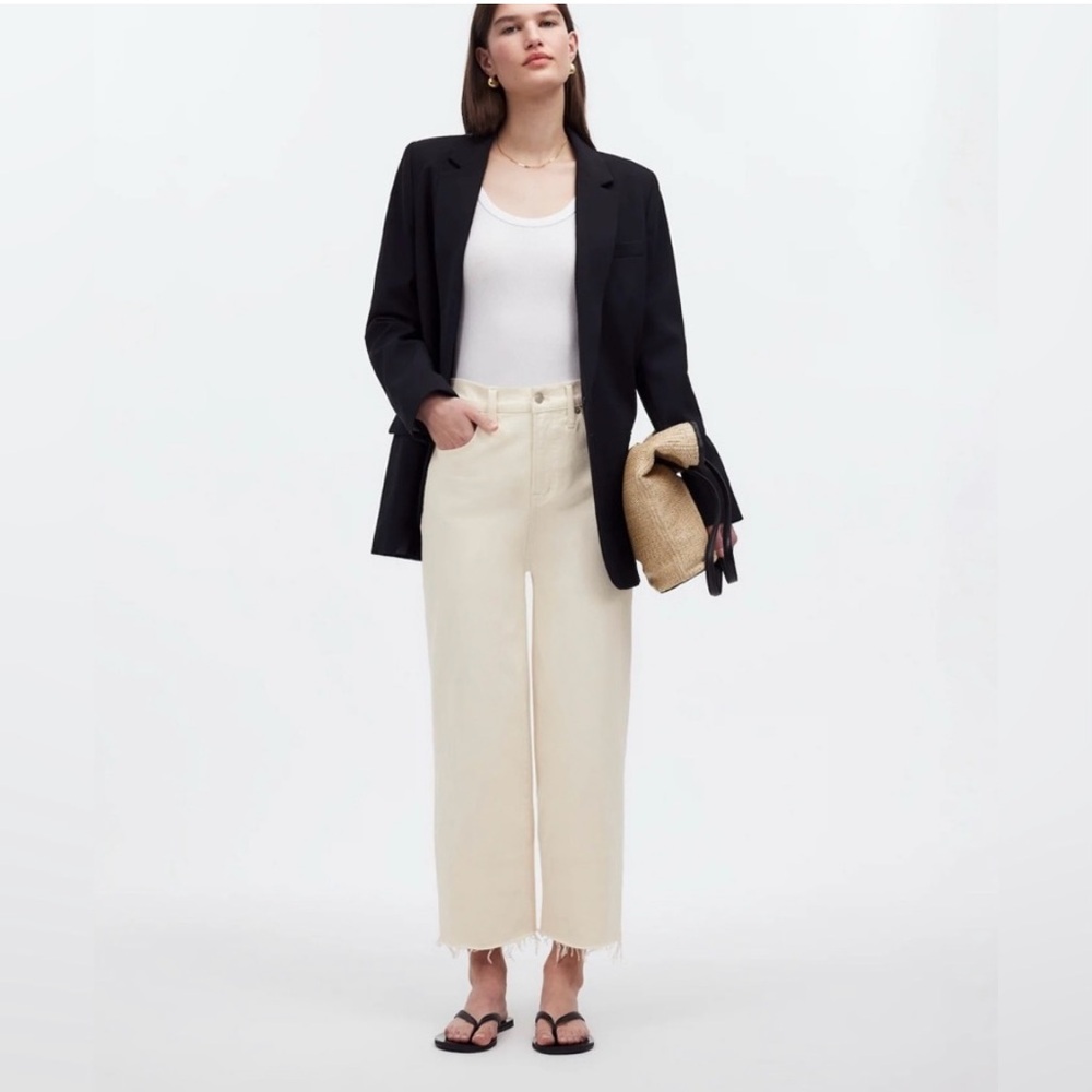 Madewell Perfect Vintage Wide Leg Crop Jean